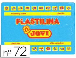 [72-12] PLASTILINA JOVI 72 AZUL CLARO UNIDAD TAMAÑO GRANDE