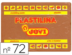 [72-09] PLASTILINA JOVI 72 MARRON UNIDAD TAMAÑO GRANDE