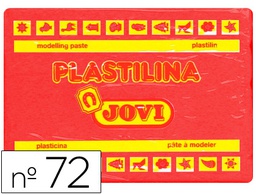 [72-05] PLASTILINA JOVI 72 ROJO UNIDAD TAMAÑO GRANDE