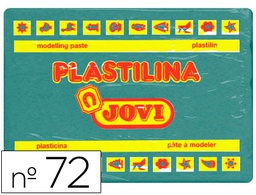 [72-11] PLASTILINA JOVI 72 VERDE OSCURO UNIDAD TAMAÑO GRANDE