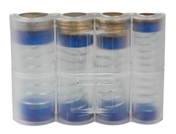 [KF10912] PORTAMONEDAS Q-CONNECT CON MUELLE VALIDO PARA 8 FRACCIONES DE EUROS