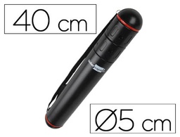 [PP09] PORTAPLANOS PLASTICO LIDERPAPEL DIAMETRO 5 X 40 CM NO EXTENSIBLE NEGRO