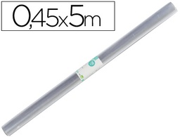 [RL04] ROLLO PLASTICO FORRALIBROS LIDERPAPEL 0,45X5 MT 70 MC