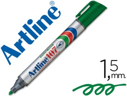 [EK-107V] ROTULADOR ARTLINE MARCADOR PERMANENTE 107 VERDE PUNTA REDONDA
