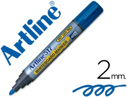 [EK-517 A] ROTULADOR ARTLINE PIZARRA EK-517 AZUL PUNTA REDONDA 2 MM TINTA DE BAJO OLOR
