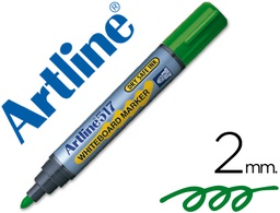 [EK-517 V] ROTULADOR ARTLINE PIZARRA EK-517 VERDE PUNTA REDONDA 2 MM TINTA DE BAJO OLOR