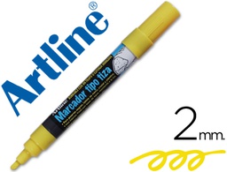 [EPW-4-AM] ROTULADOR ARTLINE PIZARRA VERDE NEGRA EPW-4-AM COLOR AMARILLO BOLSA DE 4 UNIDADES