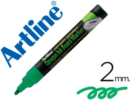 [EPW-4 VE-GR] ROTULADOR ARTLINE PIZARRA VERDE NEGRA EPW-4 VE-GR COLOR VERDE FLUORESCENTE BOLSA DE 4 UNIDADES