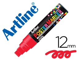 [EPP-12-ROJ] ROTULADOR ARTLINE POSTER MARKER EPP-12 PUNTA REDONDA 12 MM COLOR ROJO