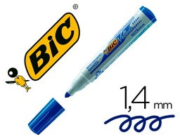 [904938] ROTULADOR BIC VELLEDA PARA PIZARRA AZUL PUNTA REDONDA 1,3 MM