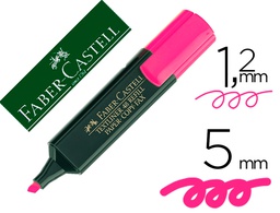 [154828] ROTULADOR FABER CASTELL FLUORESCENTE TEXTLINER 48 ROSA