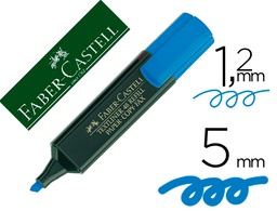 [154851] ROTULADOR FABER CASTELL FLUORESCENTE TEXTLINER 48 AZUL