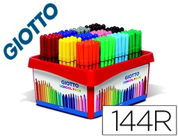 [F523800] ROTULADOR GIOTTO TURBO COLOR SCHOOL PACK DE 144 UNIDADES 12 COLORES X 12 UNIDADES