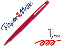[S0190993] ROTULADOR PAPER MATE FLAIR ORIGINAL PUNTA FIBRA ROJO