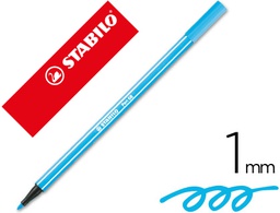 [68/57] ROTULADOR STABILO ACUARELABLE PEN 68 AZUL CELESTE PUNTA GRUESA 1MM