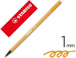 [68/54] ROTULADOR STABILO ACUARELABLE PEN 68 NARANJA PUNTA GRUESA 1MM
