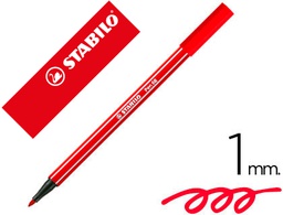 [68/48] ROTULADOR STABILO ACUARELABLE PEN 68 ROJO CARMIN PUNTA GRUESA 1MM