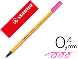[88/056] ROTULADOR STABILO PUNTA DE FIB RA POINT 88 ROSA NEON PUNTA FINA 0,4MM