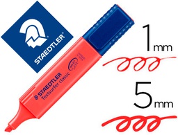 [364-2] ROTULADOR STAEDTLER TEXTSURFER CLASSIC 364 FLUORESCENTE ROJO