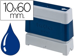 [PR1060E6P] SELLO AUTOMATICO BROTHER 10 MM X 60 MM AZUL