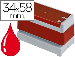 [PR3458R] SELLO AUTOMATICO BROTHER 34 MM X 58 MM ROJO