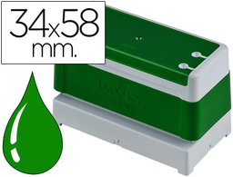 [PR3458G] SELLO AUTOMATICO BROTHER 34 MM X 58 MM VERDE