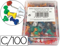 [KF15274] SEÑALIZADOR DE PLANOS Q-CONNECT CAJA DE 100 UNIDADES COLORES SURTIDOS