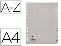 [KF00325] SEPARADOR ALFABETICO Q-CONNECT PLASTICO A-Z DIN A4 MULTITALADRO