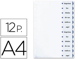 [01732061] SEPARADOR DE CARTULINA AVERY IMPRIMIBLE 12 SEPARADORES DIN A4