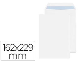 [SB37] SOBRE LIDERPAPEL BOLSA N.16 BLANCO C5 162X229 MM TIRA DE SILICONA CAJA DE 250 UNIDADES