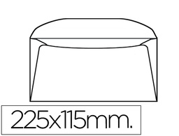 [SB01] SOBRE LIDERPAPEL DL+ -BOLSA DE 10 115X225 MM