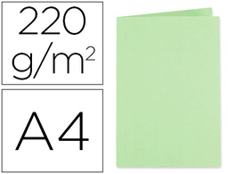 [410004E] SUBCARPETA CARTULINA EXACOMPTA DIN A4 VERDE 220 GR