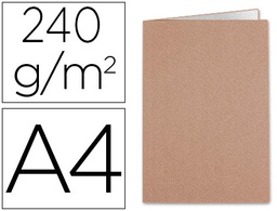 [SC22] SUBCARPETA LIDERPAPEL DIN A4 KRAFT INTERIOR BLANCO 240G/M2