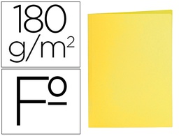 [SC02] SUBCARPETA LIDERPAPEL FOLIO AMARILLO INTENSO 180G/M2