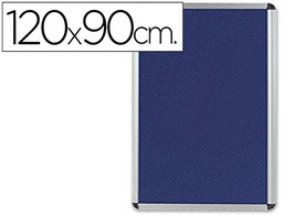[KF01077] TABLERO DE ANUNCIOS Q-CONNECT MURAL GRANDE FIELTRO AZUL 120X90 CM