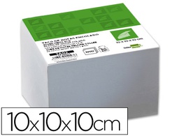 [TA02] TACO PAPEL LIDERPAPEL ENCOLADO BLANCO 1000 HOJAS 100X100X100 MM 80 GR