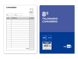 [T102] TALONARIO LIDERPAPEL CAMARERO OCTAVO SIN IVA 102