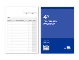 [T199] TALONARIO LIDERPAPEL MULTIUSOS CUARTO ORIGINAL T199