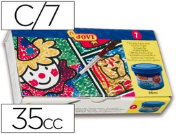 [507] TEMPERA JOVI 35 ML CAJA DE 7 COLORES SURTIDOS