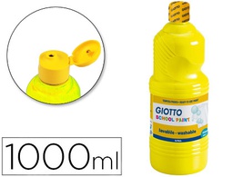 [F535502] TEMPERA LIQUIDA GIOTTO ESCOLAR LAVABLE 1000 ML AMARILLO