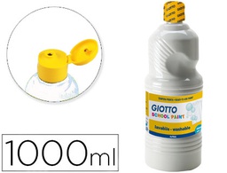 [F535501] TEMPERA LIQUIDA GIOTTO ESCOLAR LAVABLE 1000 ML BLANCO