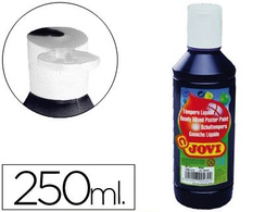 [50230] TEMPERA LIQUIDA JOVI ESCOLAR 250 ML NEGRO