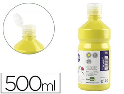 [TP03] TEMPERA LIQUIDA LIDERPAPEL ESCOLAR 500 ML AMARILLO LIMON