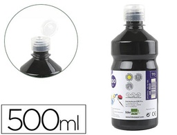 [TP19] TEMPERA LIQUIDA LIDERPAPEL ESCOLAR 500 ML NEGRO
