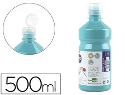 [TP15] TEMPERA LIQUIDA LIDERPAPEL ESCOLAR 500 ML TURQUESA