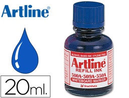 [ESK-50A-AZ] TINTA ARTLINE AZUL PARA ROTULADOR PIZARRA BLANCA 500A BOTE 20 ML