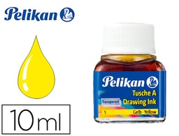 [201541] TINTA CHINA PELIKAN AMARILLO BOTE DE 10 ML