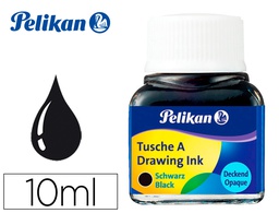 [201665] TINTA CHINA PELIKAN NEGRA BOTE DE 10 ML