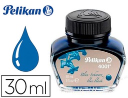 [301028] TINTA ESTILOGRAFICA PELIKAN 4001 NEGRO/AZUL BOTE 30 ML