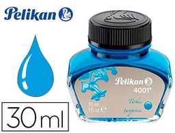 [311894] TINTA ESTILOGRAFICA PELIKAN 4001 TURQUESA BOTE 30 ML